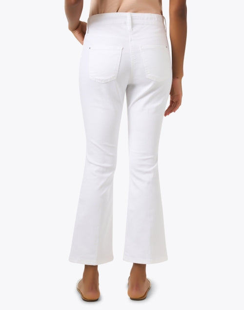 Stylish Dreamy White Washed Kick Flare Women's Jeans