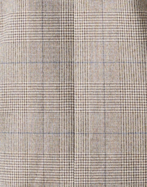 Weekend Max Mara Burgos Men's or Women's Grey Checked Wool Single - Breasted Blazer for Stylish Layering