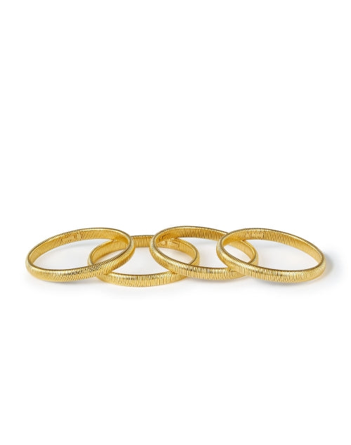 Exquisite Cobra-Inspired Gold-Plated Bracelet Set for Fashionable Stacking