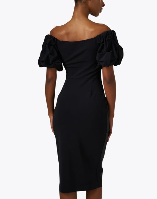 Elegant Gavril Black Off-the-Shoulder Evening Dress for Women
