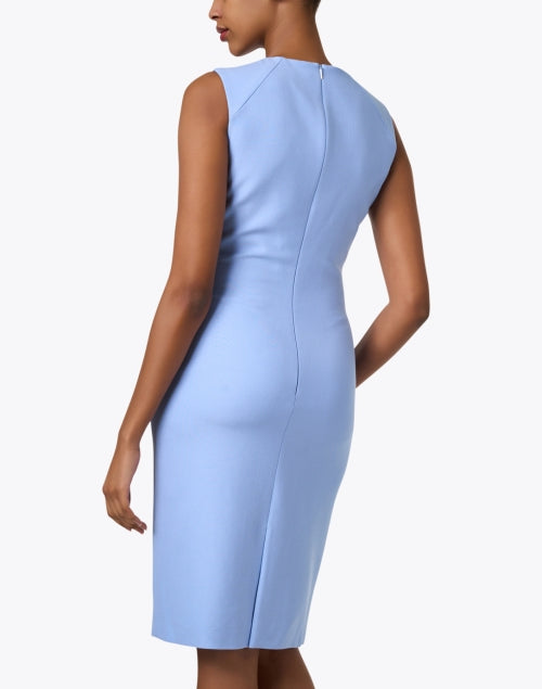 Stylish Detisana Sleeveless Blue Sheath Dress for Spring