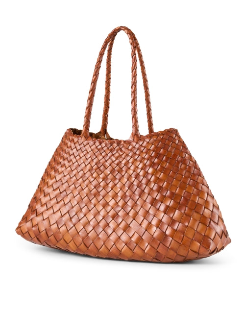 Exquisite Hand - woven Santa Croce Leather Shoulder Handbag
