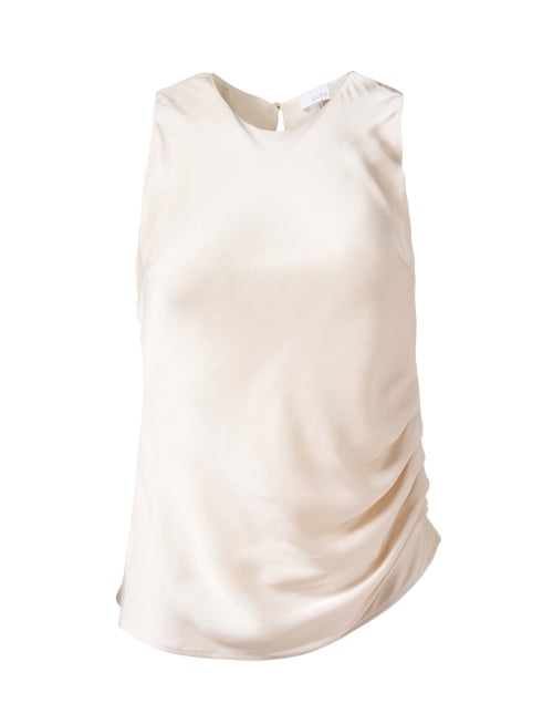 Elegant Ivory Johansson Sleeveless Shell Top for Stylish Looks