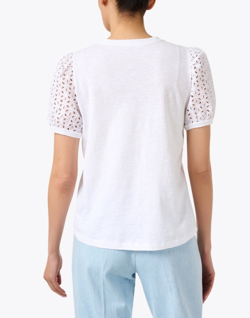 Elliot Lauren's Breathable 100% Cotton Happy Days White Top