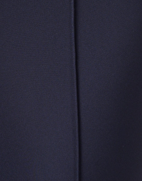 Navy Twill Slim-Fit Cropped Briley Pants for Stylish Warm Weather