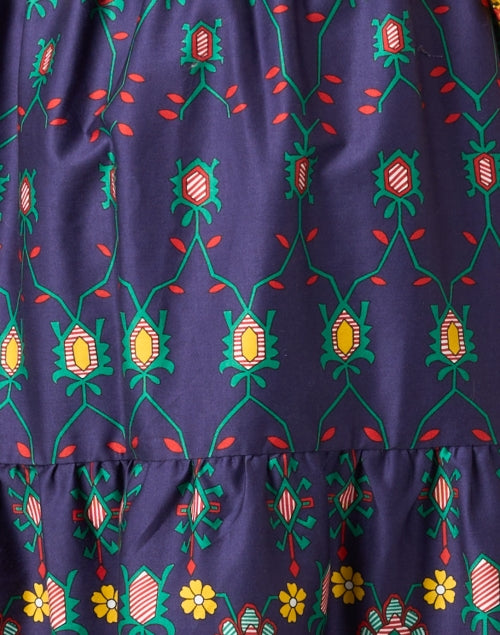 Claire Stylish Multi - Printed Stretch Cotton Dress for Warm Weather