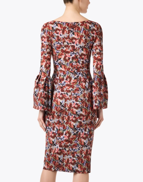 Stylish Addax Red Floral Print Women's Dress for Elegant Occasions
