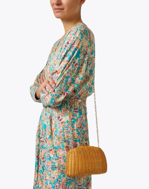 Serpui's Stylish Mia Handmade Wicker Clutch Bag