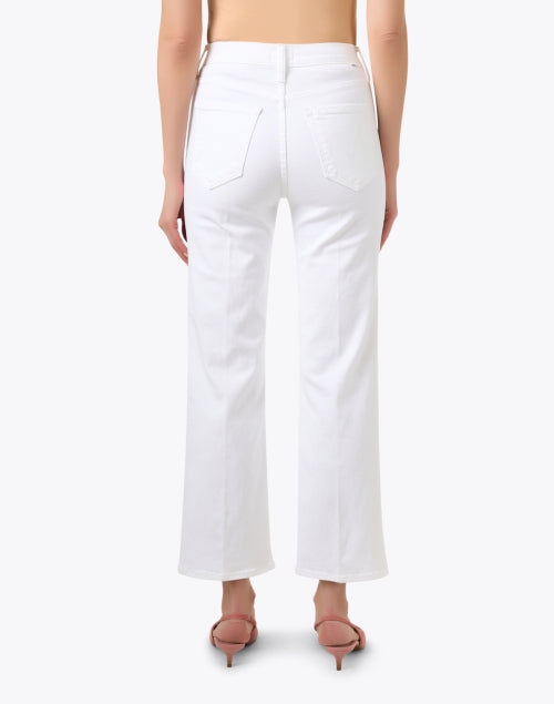 Mother's Classic Rambler White Women's Straight Leg Denim Jeans