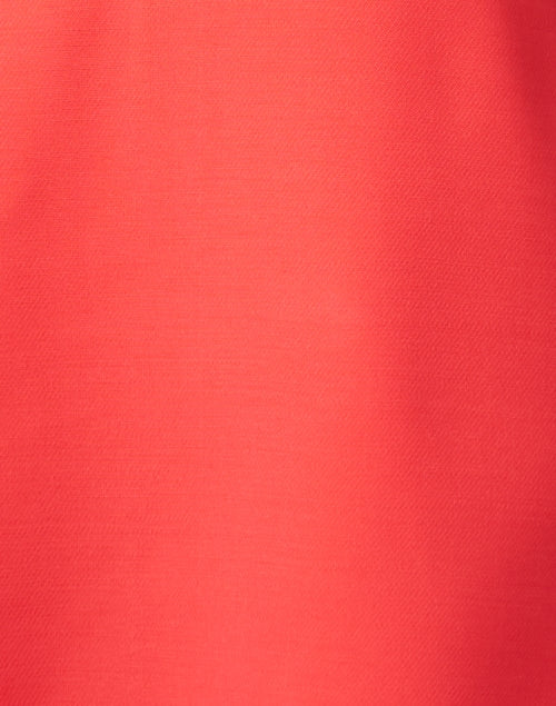 Stunning Poppy Red Wool-Silk Blend Sheath Dress for Women