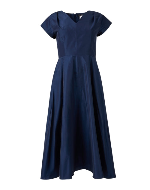 Etuania Navy Women's Fit-and-Flare Formal Dress for Special Events