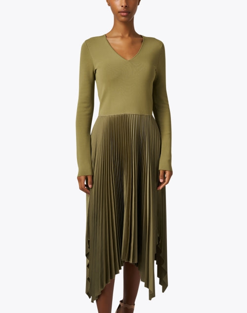 Dubois Women's Elegant Olive Green Formal Dress