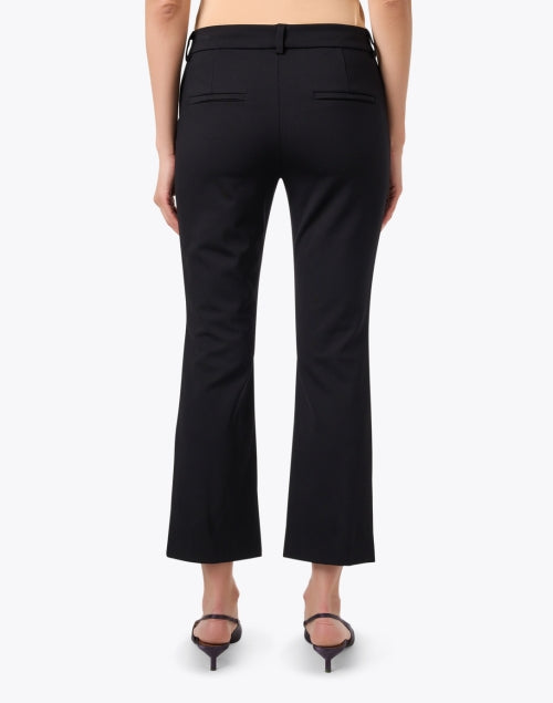 Black Luxury Stretch Cotton Kick Flare Dream Style Pants by MAC Jeans