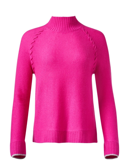 Pink Luxury Cashmere Knit Sweater for a Polished Look