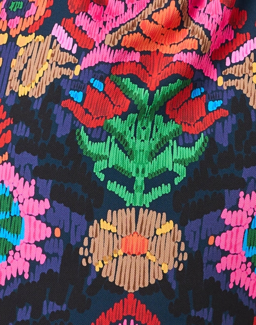 Vilagallo's Ana Multicolored Printed Shirt Dress for Transitional Wear