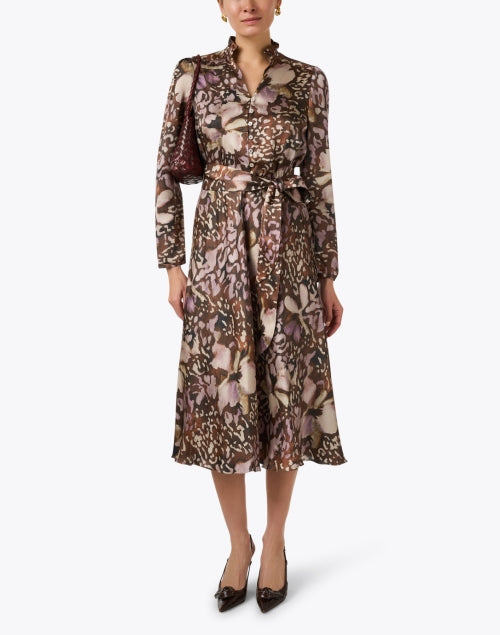 Elegant Irina Multi - Patterned Women's Dress