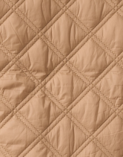 Veronica Beard Patra Ivory and Beige Quilted Women's Jacket for Colder Months