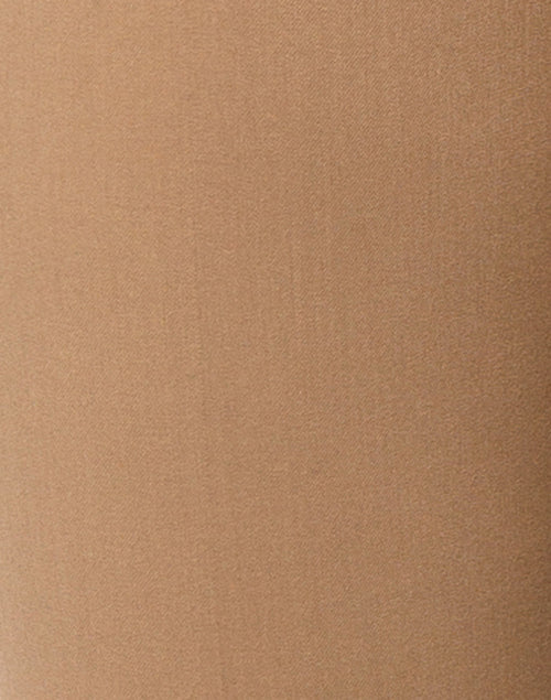Madison Camel Colored Stretchable Viscose Material Casual Pants for Weekend Wear