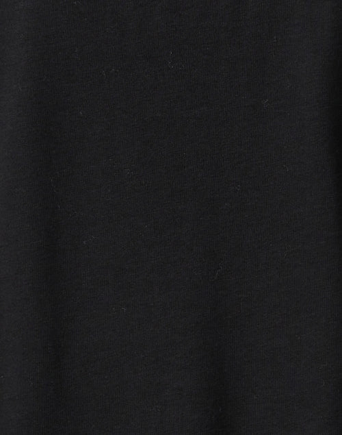 Stylish Black Relaxed Fit Cotton Blend T-Shirt