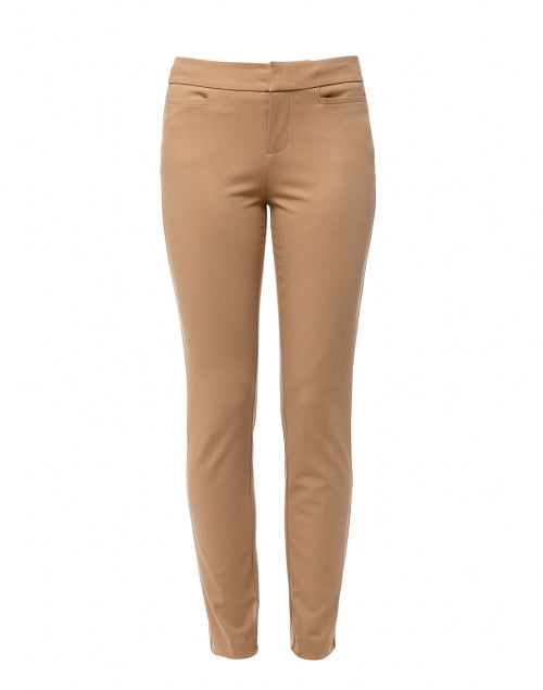 Madison Camel Colored Stretchable Viscose Material Casual Pants for Weekend Wear
