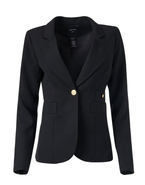Timeless Classic Black Duchess-Style Blazer for Sophisticated Looks