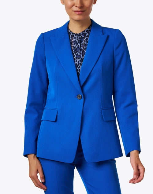 Stylish Jordi Single - Button Bright Blue Blazer for a Modern Look