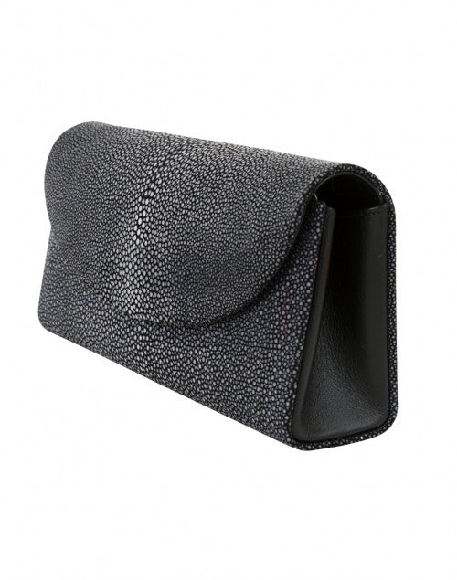 Baby-sized Grande Style Black Stingray Handheld Clutch Purse