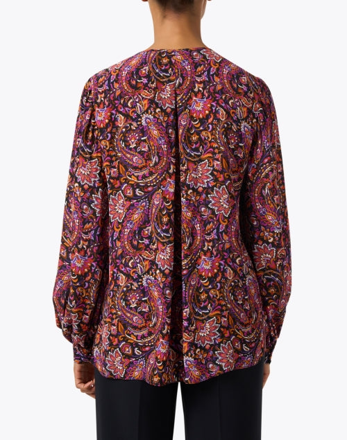 Stylish Roxanne Blouse with Multi - Paisley Patterns