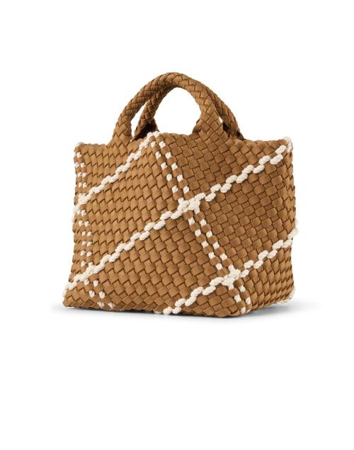 Stylish Small Brown Handwoven Rope Handbag for City Girls - St. Barths