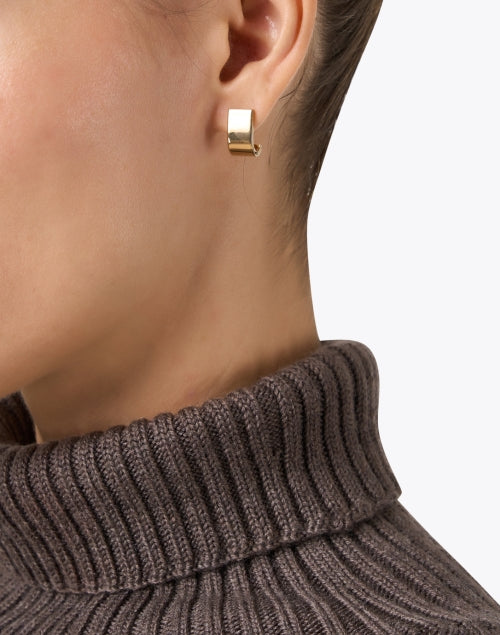 Exquisite Chloe 14k Gold Vermeil Hoop Earrings for Daily Wear