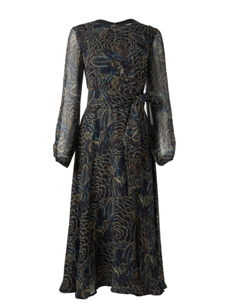 Callie Women's Multi-colored Abstract Floral Printed Dress for Stylish Occasions