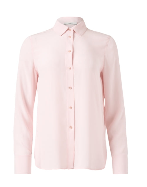 Gorgeous Ballet Soft Pink 100% Silk Blouse for New Season