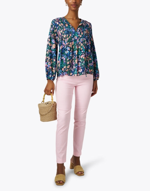 Shoshanna's Lara Blouse with Stunning Multi - Floral Print