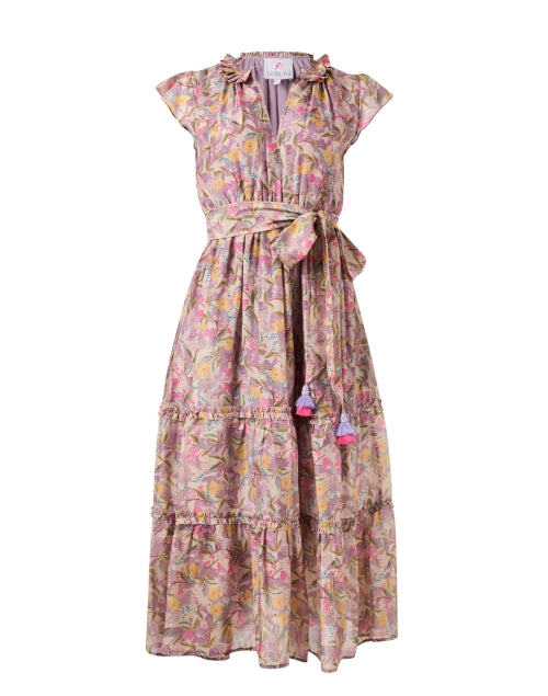 Elegant Lilac Floral Print Kate Dress for All Occasions