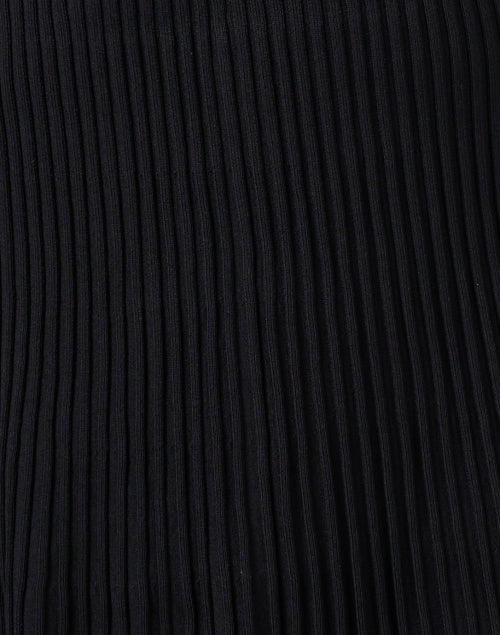 Stylish Nyla Black Knit Shirt Dress with Gold Button Accents