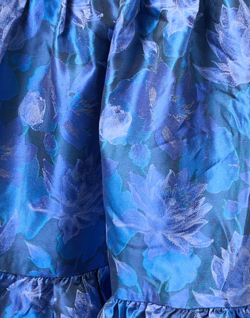 Abbey Glass Sadie's Elegant Blue Floral Dress for Special Occasions