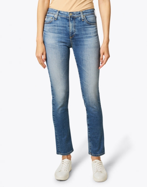 Mari Women's High - Rise Lightweight Super Stretch Indigo Blue Denim Jeans