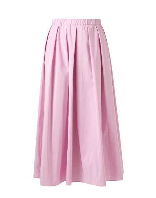 Max Mara's Pink Curvato Pleated Skirt for Comfortable Style