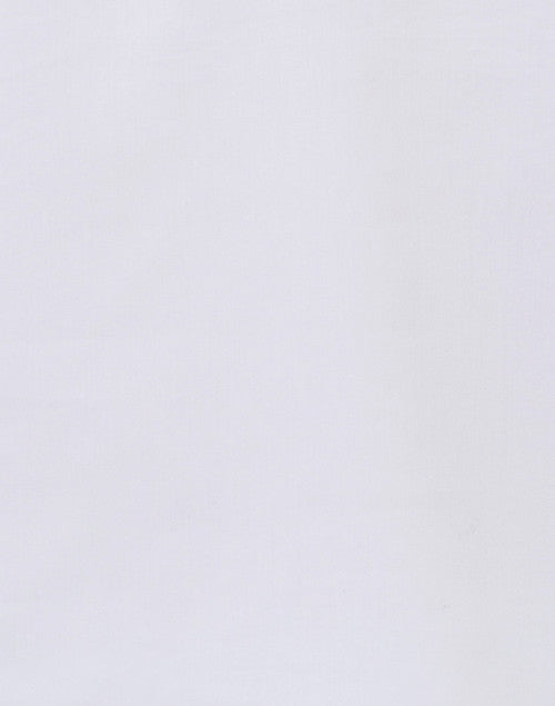 Aileen's Elegant White Cotton Henley-Style Top