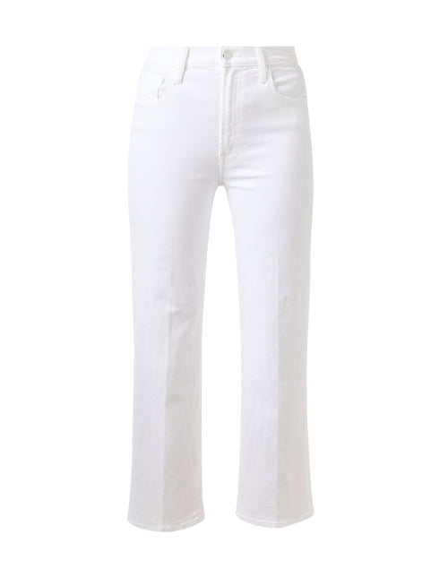 Mother's Classic Rambler White Women's Straight Leg Denim Jeans