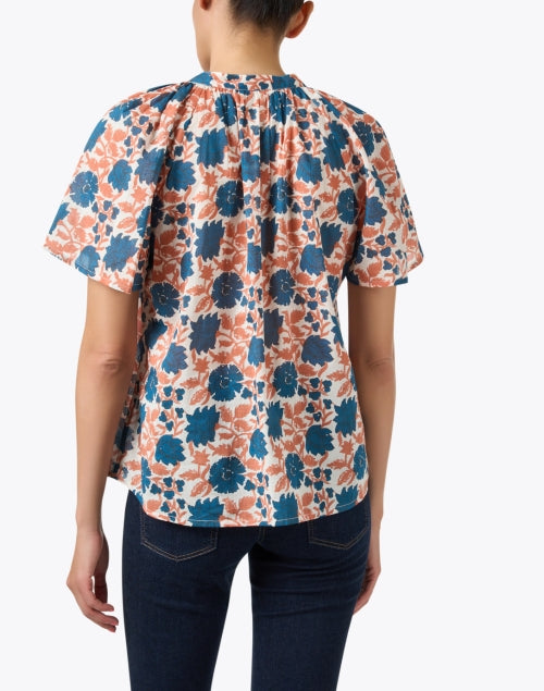 Isla Colorful Block Print 100% Cotton Women's Top for New Season