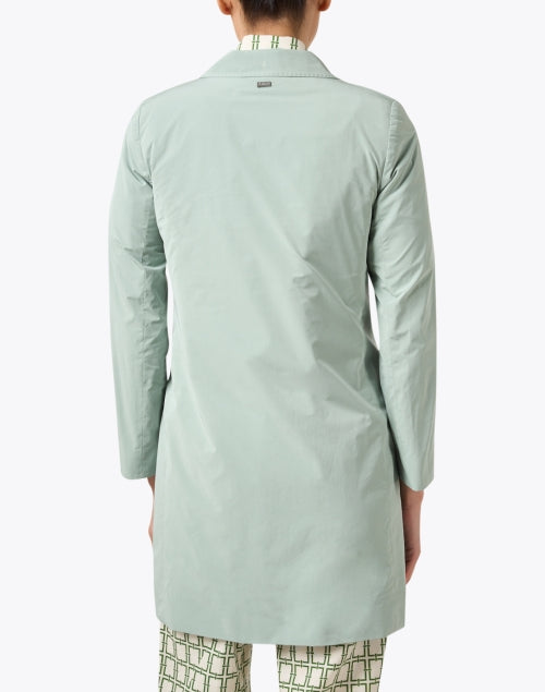 Fashionable Cinzia Rocca Icons Sage Green Tech - style Coat for Spring