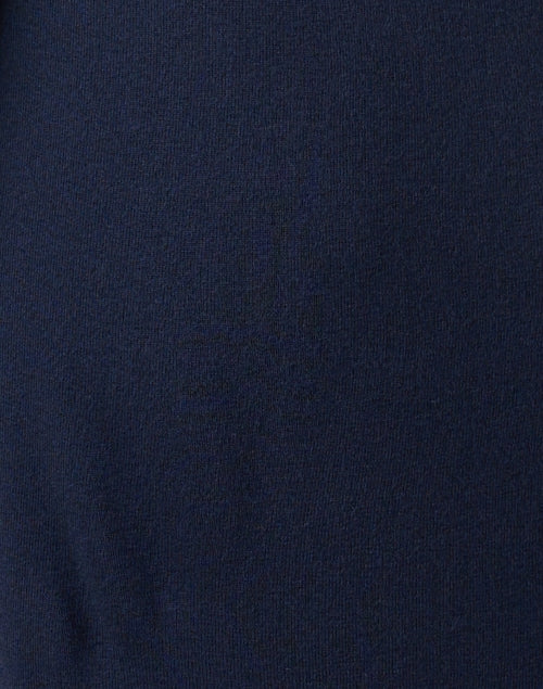 Elegant Deep Navy Wool Blend Shift Dress by Repeat Cashmere