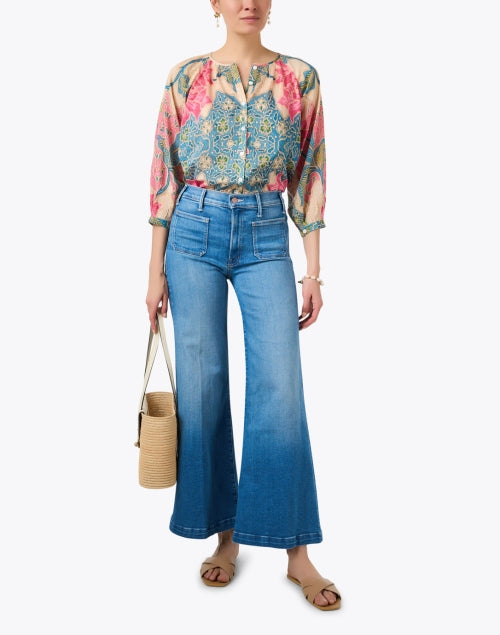 Petite-Friendly Wide Leg Hustler Denim Jeans