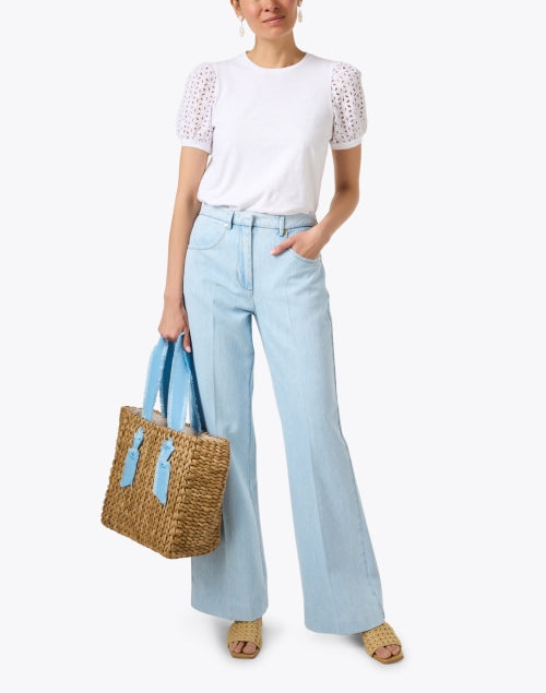 Elliot Lauren's Breathable 100% Cotton Happy Days White Top