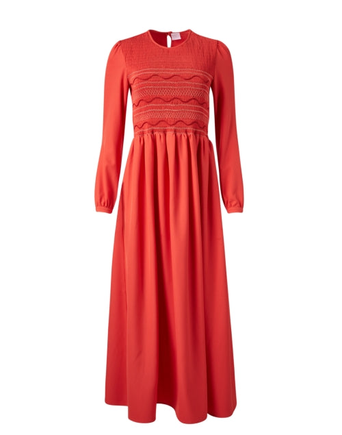 Lea Elegant Red Maxi Dress by Loretta Caponi