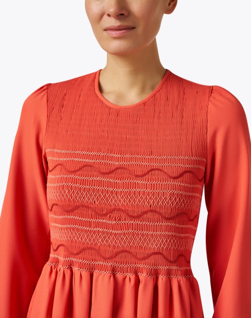 Lea Elegant Red Maxi Dress by Loretta Caponi