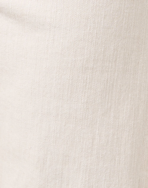 Ivory Half - Piped Barrel - Leg Ankle Jeans for a Fresh Denim Look