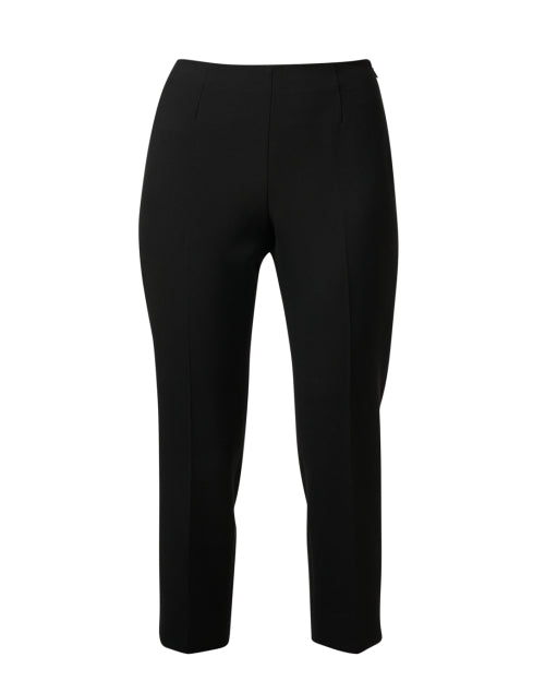 Stylish Black Stretch Pull-On Ankle-Length Slim-Leg Pants