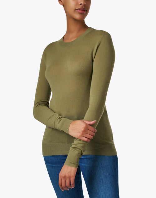 Exquisite Olive Green Men's and Women's Cashmere Knit Sweater